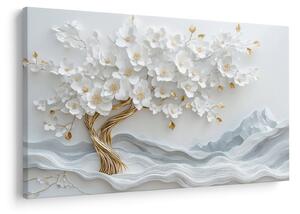 Slika – 3D elegantno drvo života (90x60 cm)