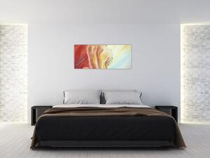 Slika počivajoče ženske, oljna slika (120x50 cm)
