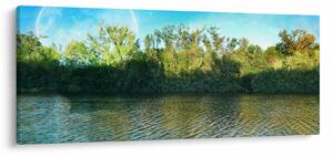 Slika - jezero (120x50 cm)
