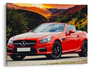 Slika - crveni Mercedes (70x50 cm)