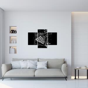 Slika - Risba v slogu Banksyja (90x60 cm)