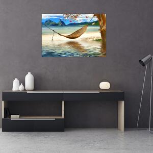 Slika - Sprostite se na plaži (90x60 cm)