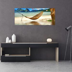 Slika - Sprostite se na plaži (120x50 cm)