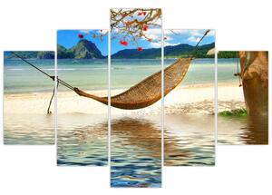 Slika - Sprostite se na plaži (150x105 cm)