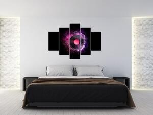 Slika - Vinilna plošča v roza-vijolični barvi (150x105 cm)