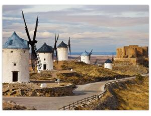 Slika - Mlini na veter Consuegra, Španija (70x50 cm)