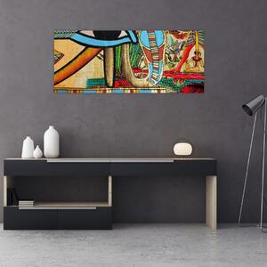 Slikanje z egipčanskimi motivi (120x50 cm)