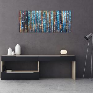 Slika - Zimski gozd (120x50 cm)