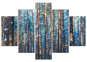 Slika - Zimski gozd (150x105 cm)