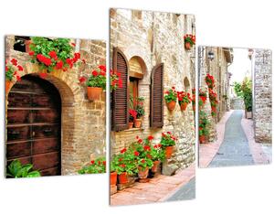 Slika - Slikovita italijanska uličica (90x60 cm)