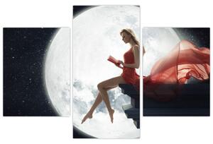 Slika - Ženska v mesečini (90x60 cm)
