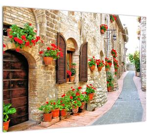 Slika - Slikovita italijanska uličica (70x50 cm)