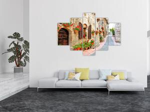 Slika - Slikovita italijanska uličica (150x105 cm)