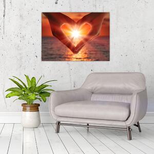 Slika - Sonce v srcu (70x50 cm)