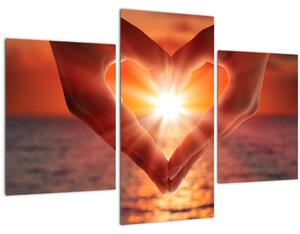 Slika - Sonce v srcu (90x60 cm)