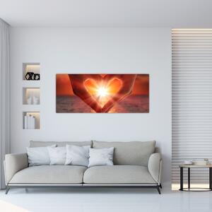 Slika - Sonce v srcu (120x50 cm)