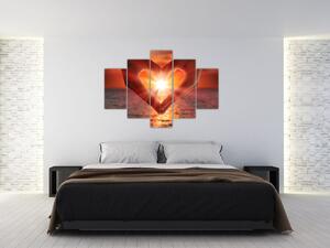 Slika - Sonce v srcu (150x105 cm)