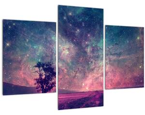 Slika - Nezemeljsko nočno nebo (90x60 cm)
