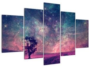 Slika - Nezemeljsko nočno nebo (150x105 cm)