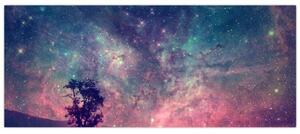 Slika - Nezemeljsko nočno nebo (120x50 cm)