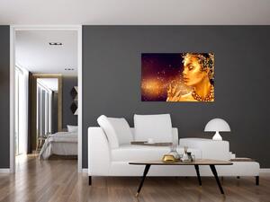 Slika - Zlata kraljica (90x60 cm)