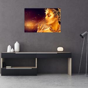 Slika - Zlata kraljica (90x60 cm)