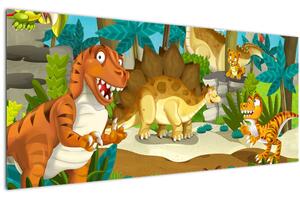 Slika - Dinozavri (120x50 cm)