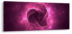 Slika moderne ružičaste apstrakcije (120x50 cm)