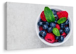 Slika - zdjela s šumskim voćem (90x60 cm)