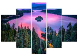 Slika - jezero Tahoe, Sierra Nevada, Kalifornija, ZDA (150x105 cm)