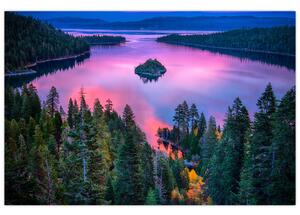 Slika - jezero Tahoe, Sierra Nevada, Kalifornija, ZDA (90x60 cm)