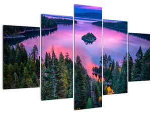 Slika - jezero Tahoe, Sierra Nevada, Kalifornija, ZDA (150x105 cm)