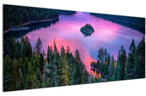 Slika - jezero Tahoe, Sierra Nevada, Kalifornija, ZDA (120x50 cm)