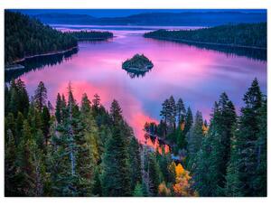 Slika - jezero Tahoe, Sierra Nevada, Kalifornija, ZDA (70x50 cm)