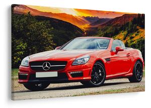 Slika - crveni Mercedes (90x60 cm)