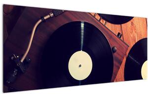 Slika gramofonskih plošč (120x50 cm)