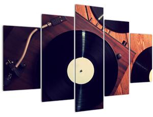 Slika gramofonskih plošč (150x105 cm)