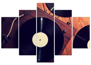 Slika gramofonskih plošč (150x105 cm)