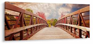 Slika - drveni most (120x50 cm)