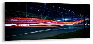 Slika noćnog grada (120x50 cm)