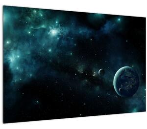 Slika - Življenje v vesolju (90x60 cm)