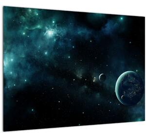 Slika - Življenje v vesolju (70x50 cm)