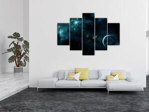Slika - Življenje v vesolju (150x105 cm)