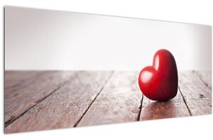 Slika lesenega srca (120x50 cm)