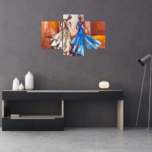 Slika - Plesalka, oljna slika (90x60 cm)