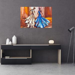 Slika - Plesalka, oljna slika (90x60 cm)