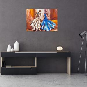 Slika - Plesalka, oljna slika (70x50 cm)
