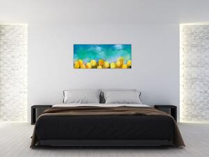 Slika rumenih tulipanov (120x50 cm)