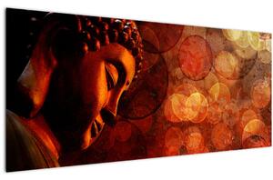Slika - Buda v rdečih tonih (120x50 cm)