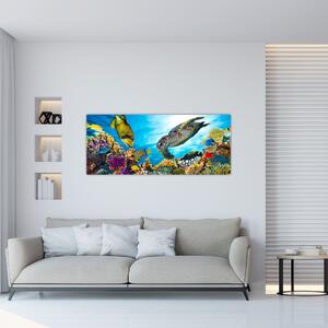 Slika koralnega grebena (120x50 cm)